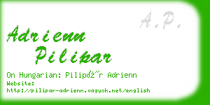 adrienn pilipar business card